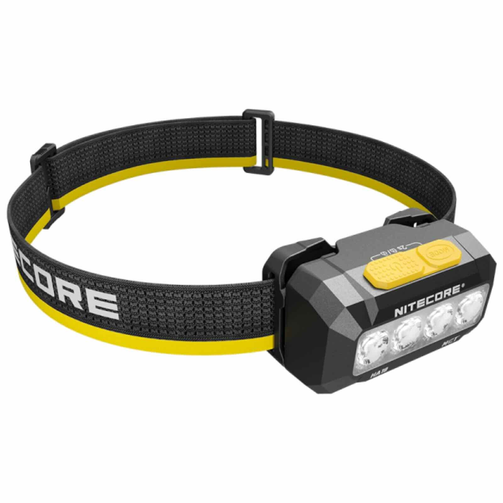 Nitecore HA19 MCT – Stirnlampe mit 600 lm, 3 Farbtemperaturen, RGB & AA-Betrieb