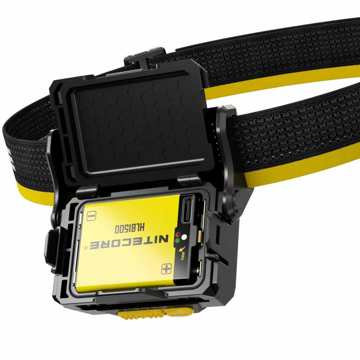 Nitecore HA29 UHE – Stirnlampe mit 3 Lichtfarben, 1200 lm, Rotlicht, USB-C Akku – Akku und Energieversorgung / Stirnlampe im Detail