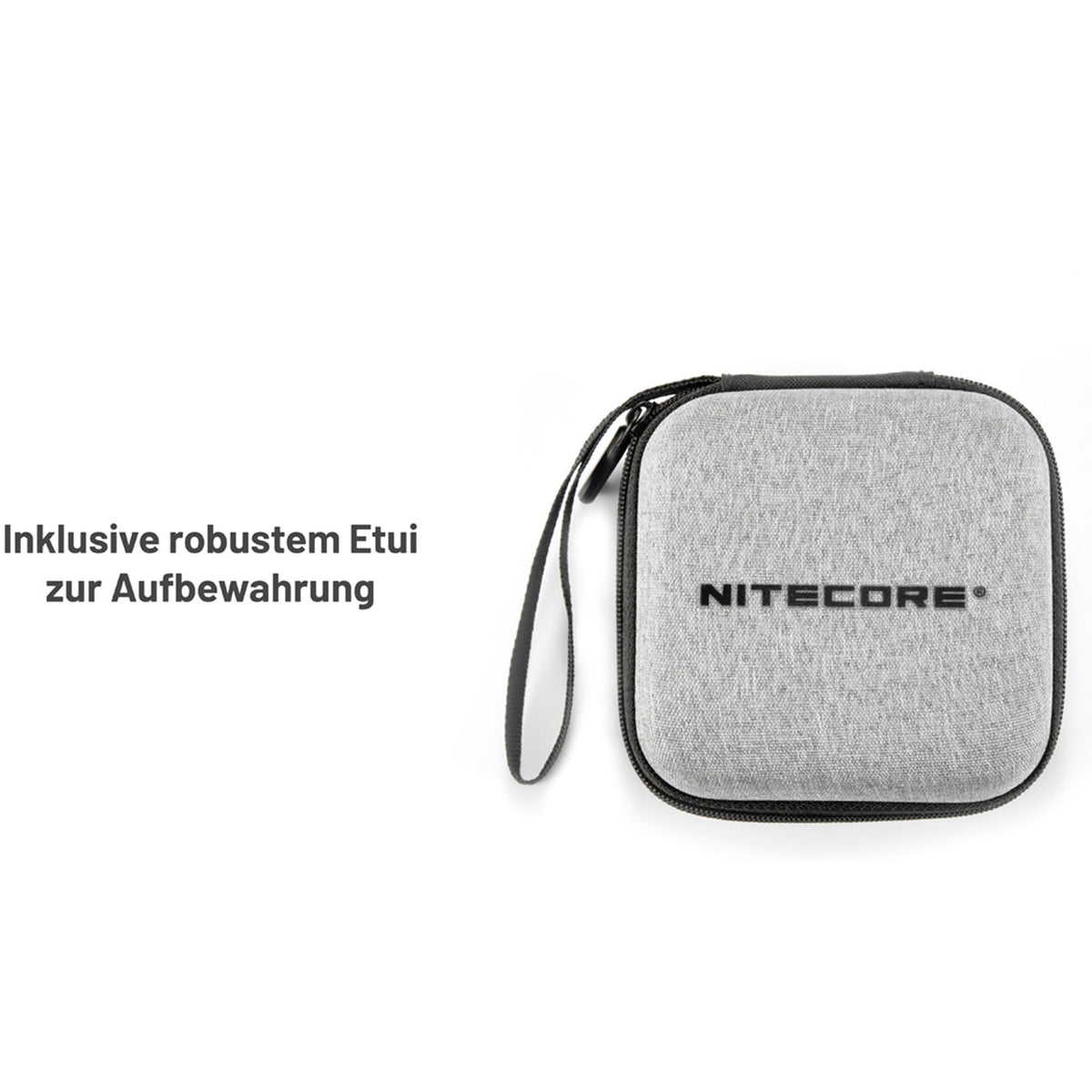 Nitecore HC65 UHE grau – Stirnlampe mit 2000 lm, Rotlicht, CRI-Zusatzlicht, Akku, USB-C
