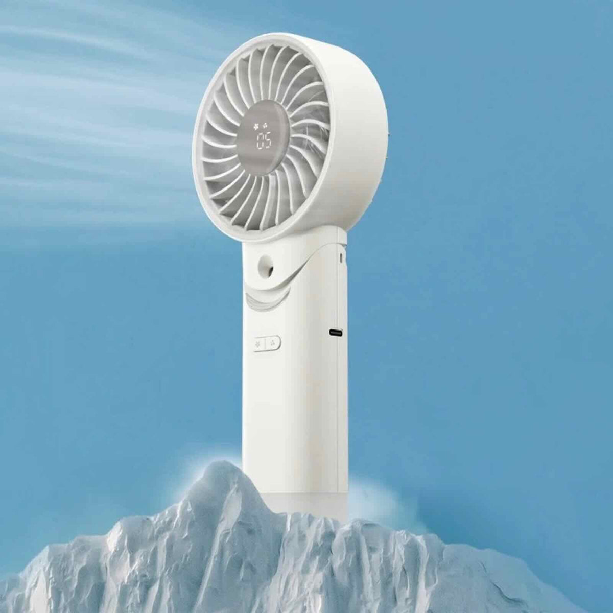 Nitecore izzCool 30 – Handventilator mit Luftbefeuchter, Akku & USB-C