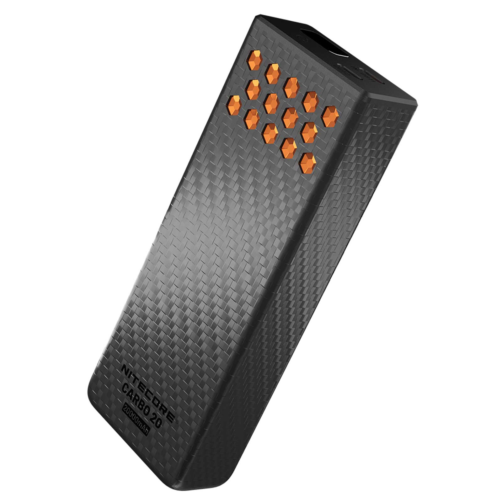 Nitecore CARBO 20 Professional Outdoor Schnell-Lade Powerbank in orange
