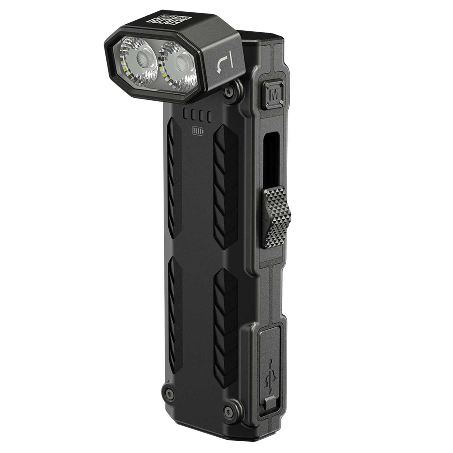 Nitecore EDC09 – Winkeltaschenlampe mit 3 Lichtfarben, Magnetfuß, USB-C, 1600 lm – Detailansicht