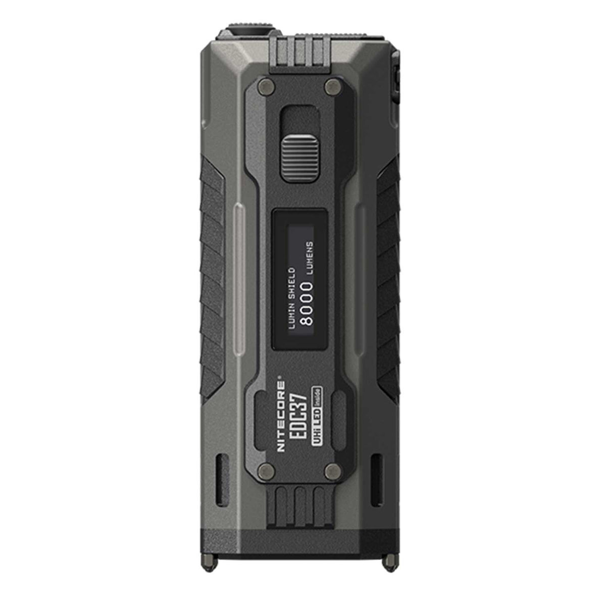 Nitecore EDC37 - LED Taschenlampe 8000 Lumen Spot & Flutlicht USB-C OLED Display – Detailansicht