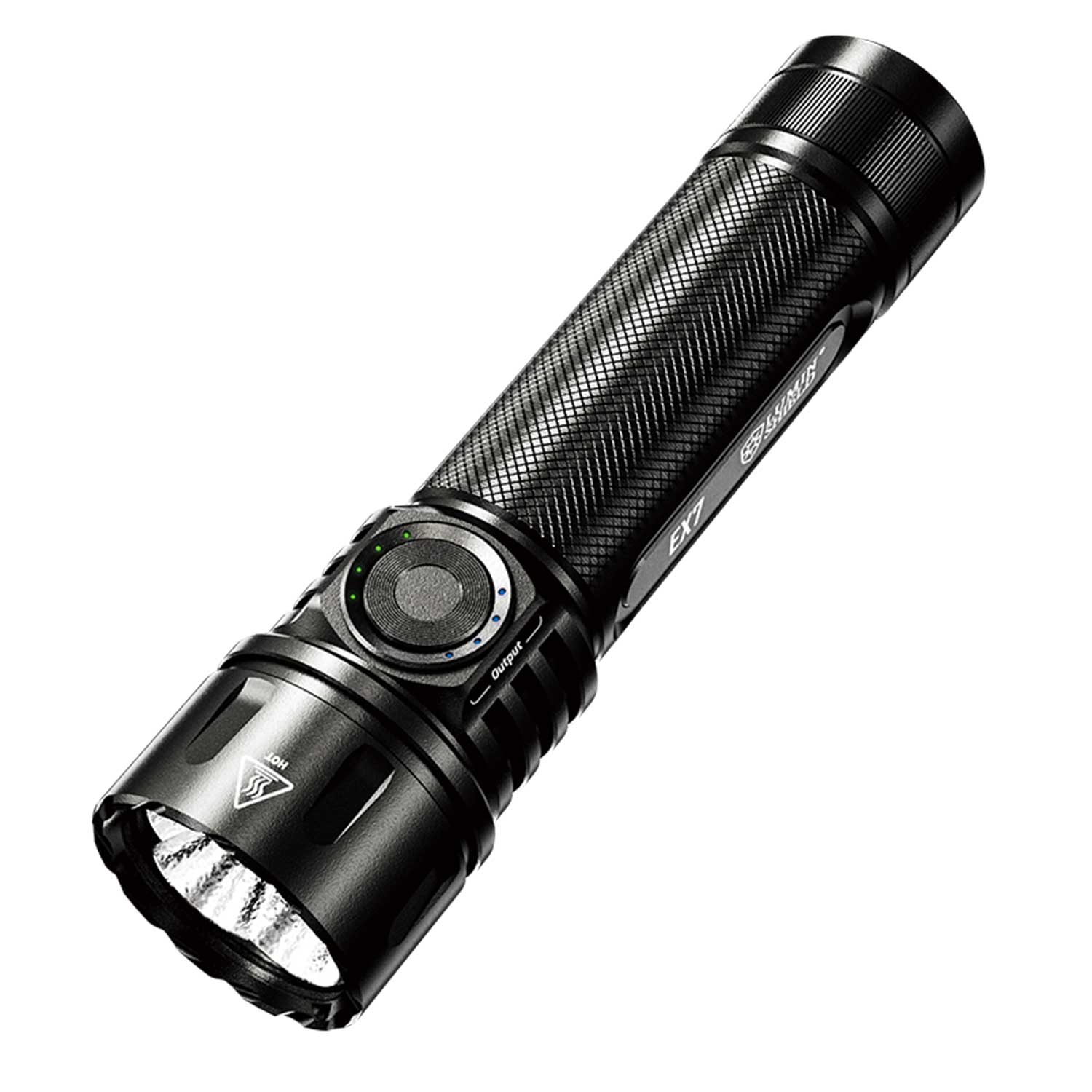 Nitecore EX7 - LED Taschenlampe mit Akku 6000 Lumen Spot- & Flutlicht USB-C – Detailansicht