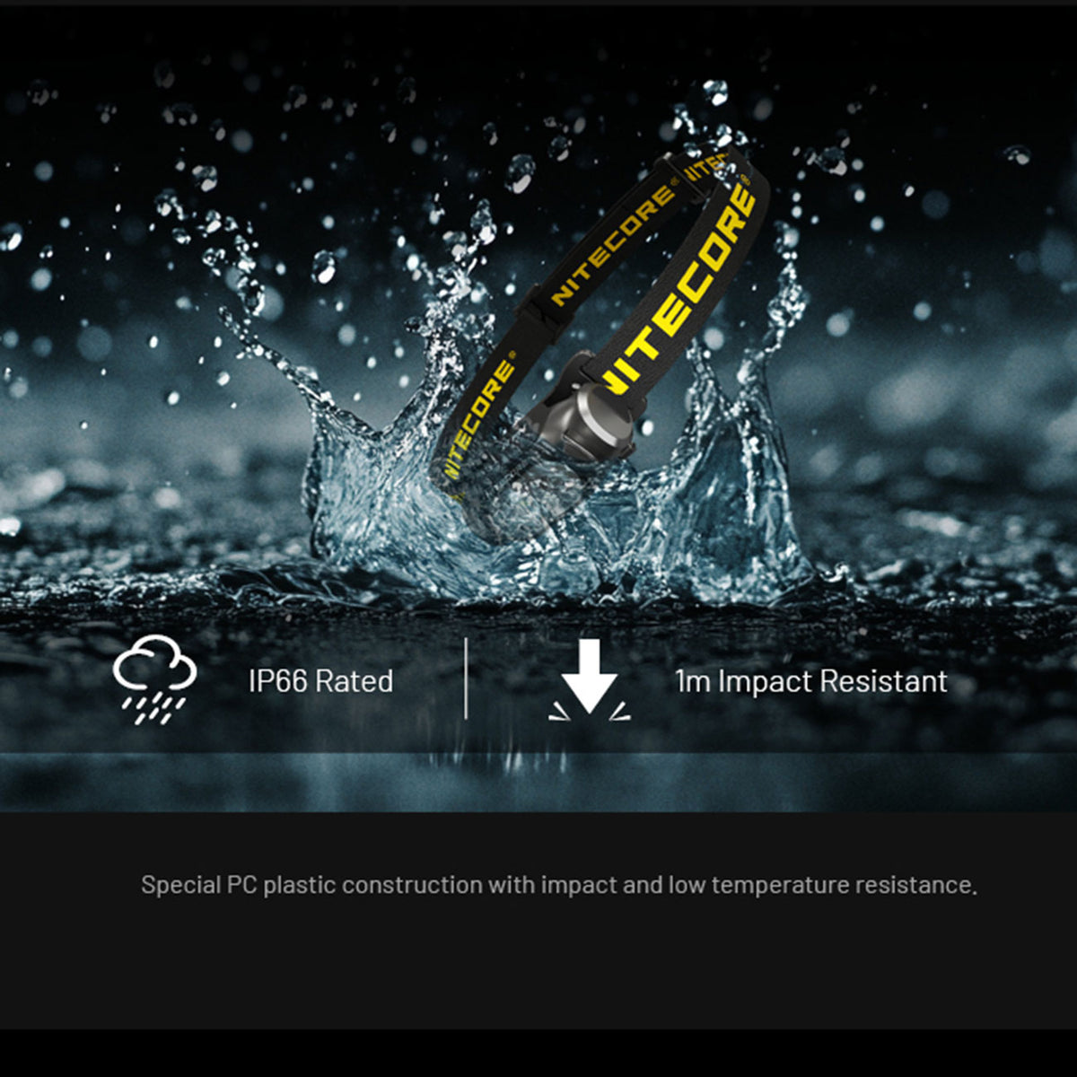 Nitecore HA11 V2.0 LED Stirnlampe 240 Lumen + Rotlicht 1.2V - 3.6V – Detailansicht