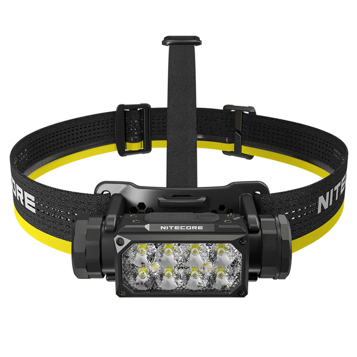 Nitecore HC65 UHE schwarz – Stirnlampe mit 2000 lm, Rotlicht, CRI-Zusatzlicht, Akku, USB-C