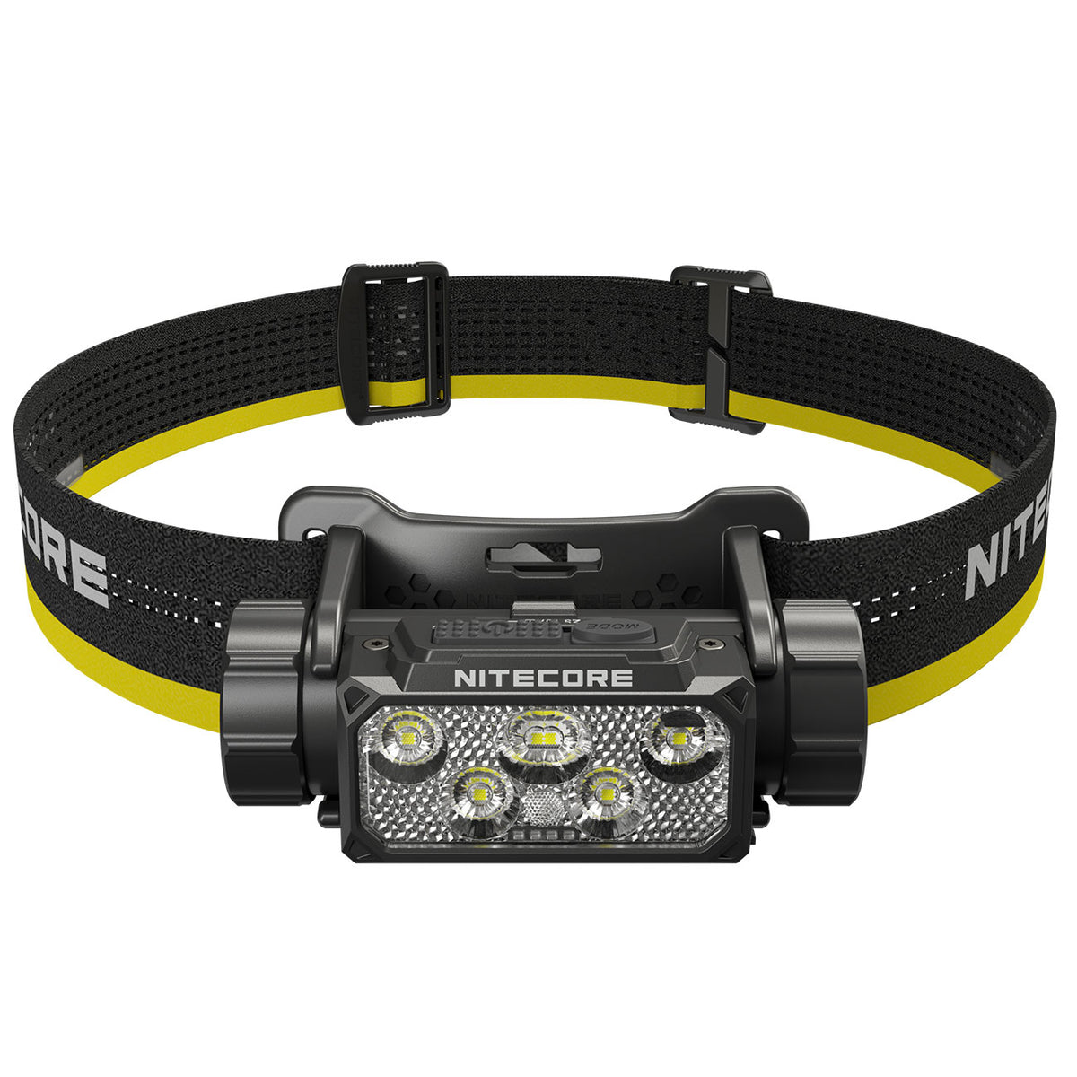 Nitecore HC70 UHE LED Stirnlampe 1600 Lumen, 156m Leuchtweite, Akku, 6000mAh, USB-C – Detailansicht
