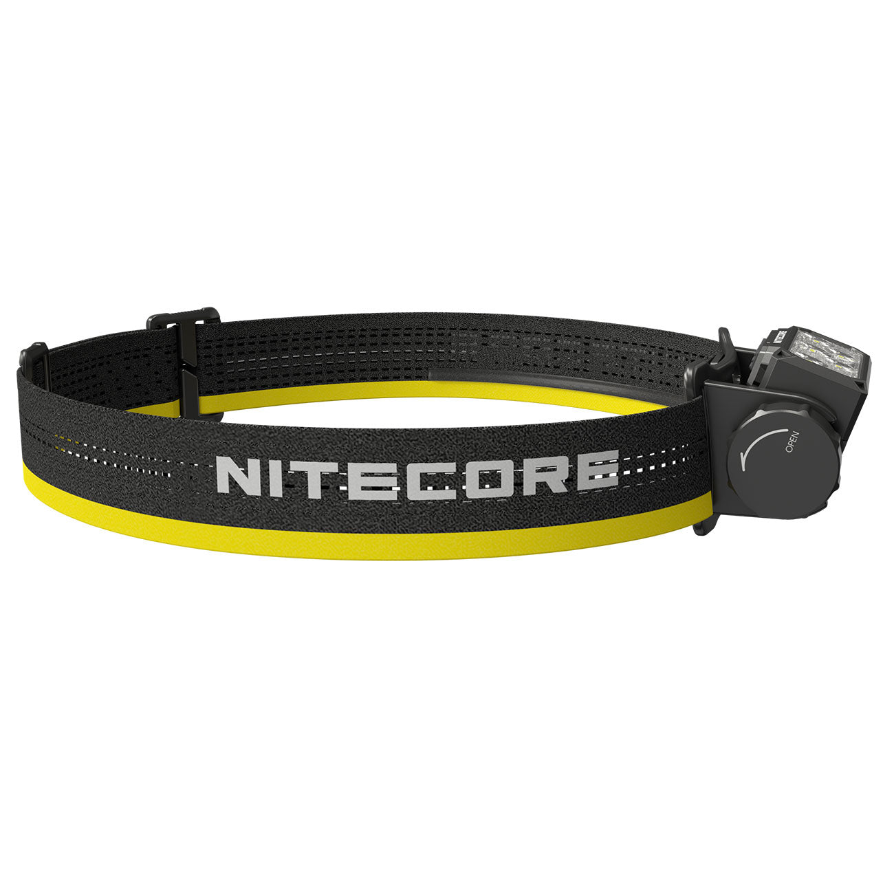 Nitecore HC70 UHE LED Stirnlampe 1600 Lumen, 156m Leuchtweite, Akku, 6000mAh, USB-C – Detailansicht