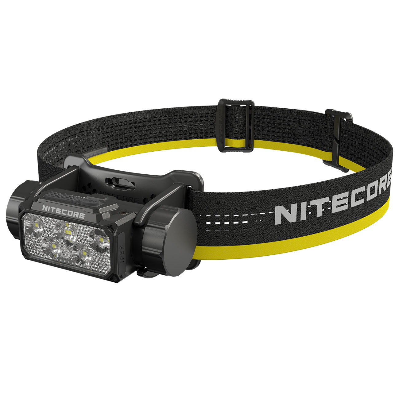 Nitecore HC70 UHE LED Stirnlampe 1600 Lumen, 156m Leuchtweite, Akku, 6000mAh, USB-C – Detailansicht