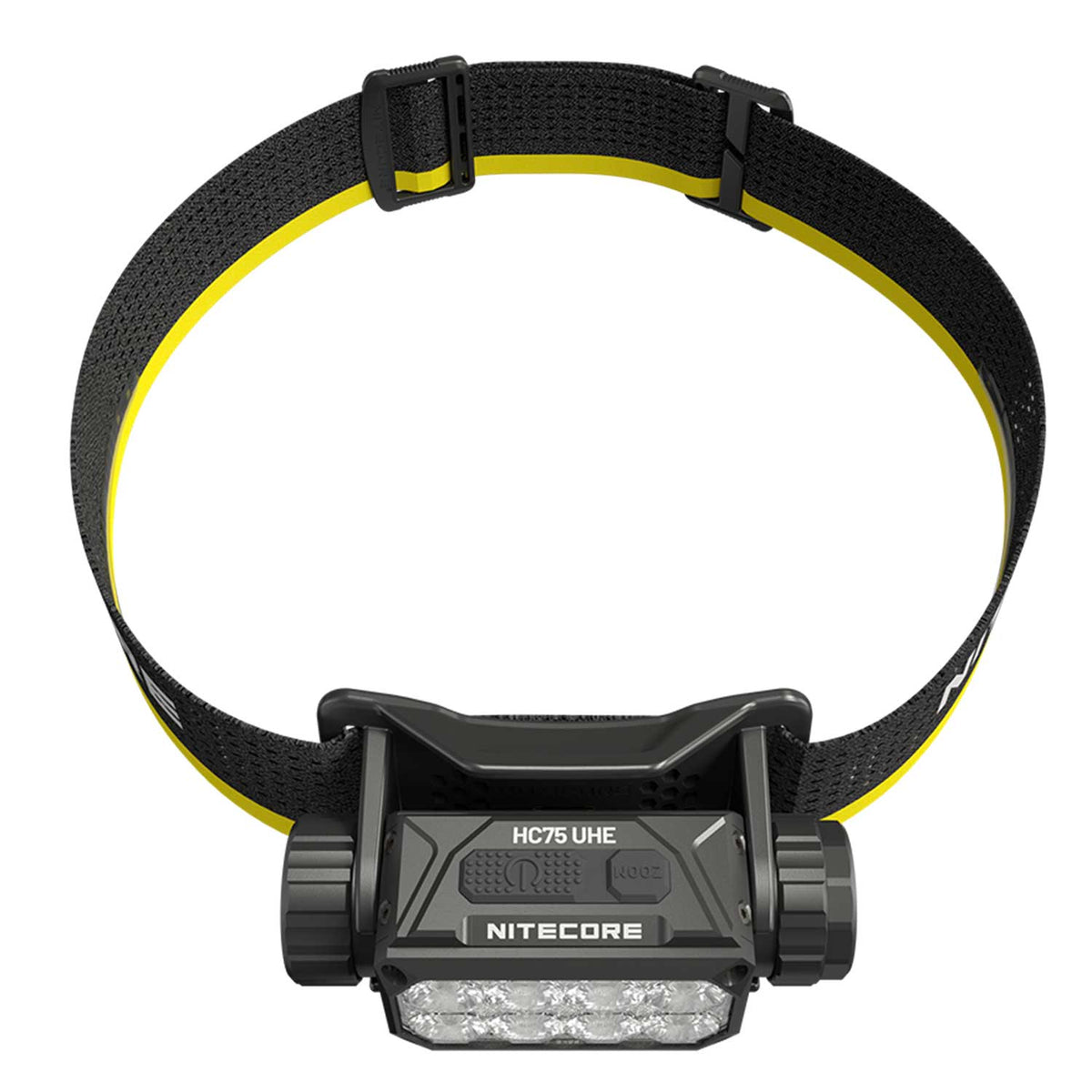 Nitecore HC75 UHE – LED-Stirnlampe mit 3000 Lumen, USB-C, Rotlicht & Fokusfunktion – Detailansicht