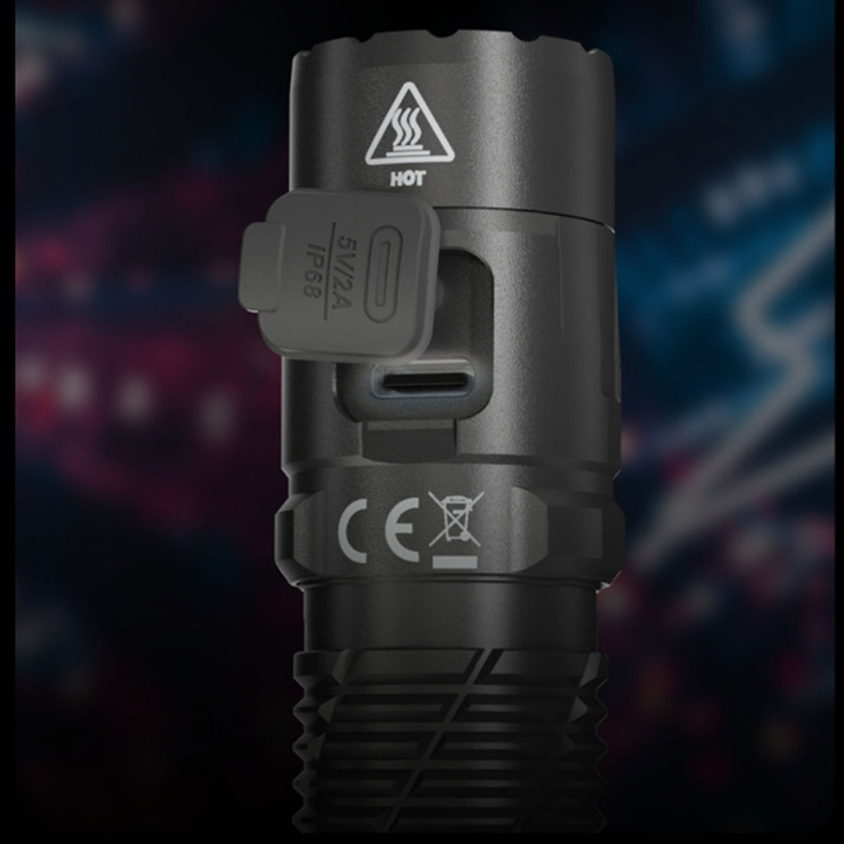 Nitecore MH12 Pro – EDC-Taschenlampe mit 3300 Lumen, 5300mAh Akku & USB-C (B-Ware) – Detailansicht