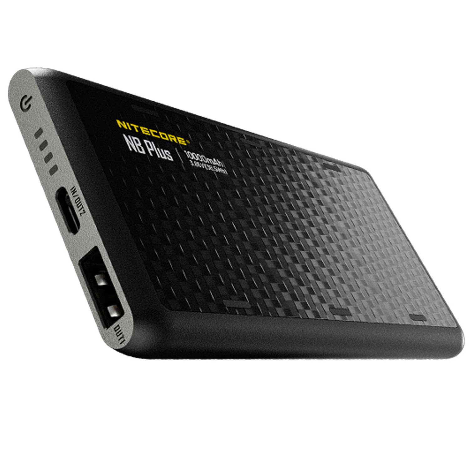 Nitecore NB Plus – 10.000mAh Carbon Powerbank mit USB-C & USB-A, PD/QC, IPX7 – Akkukapazität, USB-C Ladefunktion – Detailansicht 6