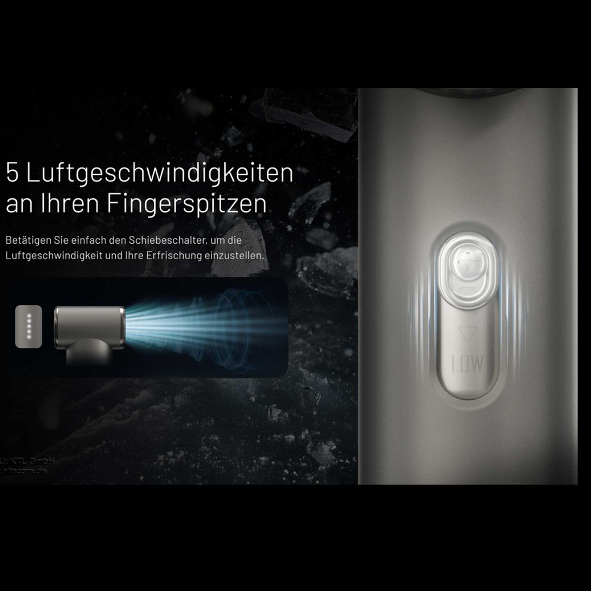 Nitecore NEF01 – Mini Highspeed Handventilator in 2 Farben – Produktansicht – Detailansicht 6