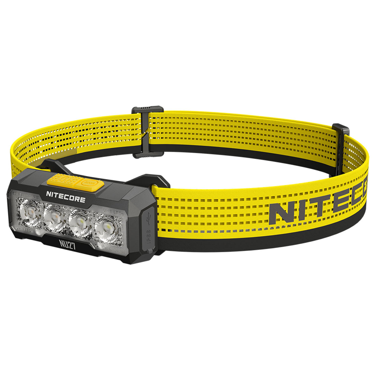 Nitecore NU27 Multi-Color-Temperatur-LED Stirnlampe 600 Lumen, 123m Leuchtweite – Detailansicht