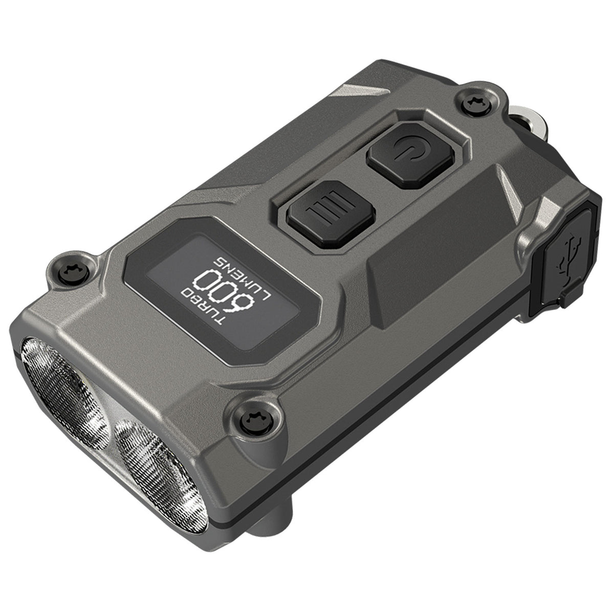 Nitecore TINI 3 LED Schlüsselbundlampe 600 Lumen 3000k-6500k USB-C in 3 Farben – Detailansicht