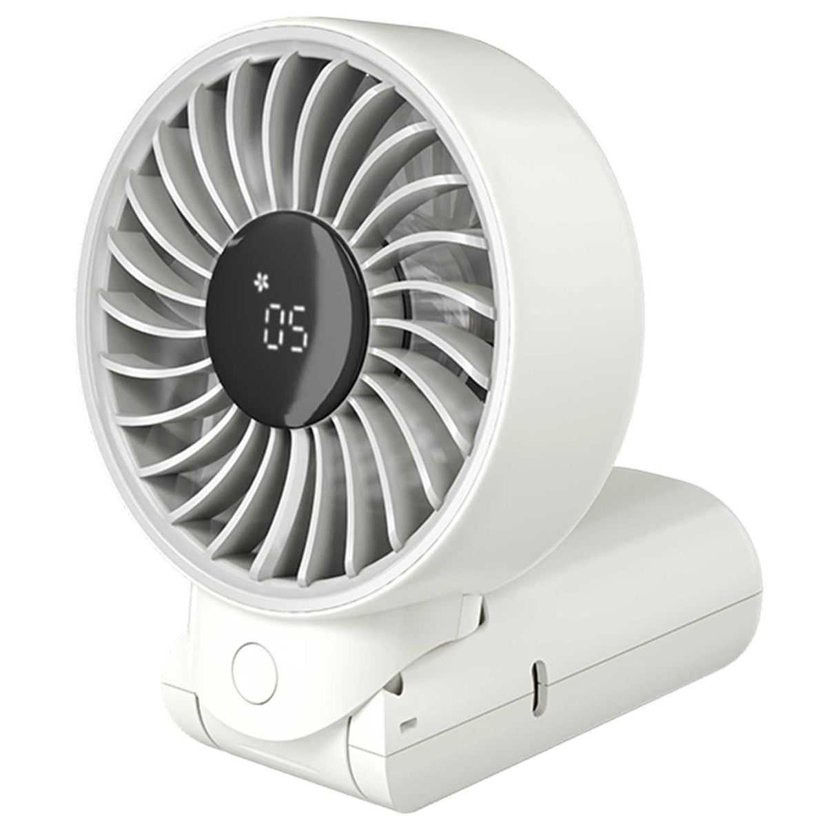 Nitecore NEF03 PRO – faltbarer Handventilator mit 5 Stufen & OLED-Display – Detailansicht