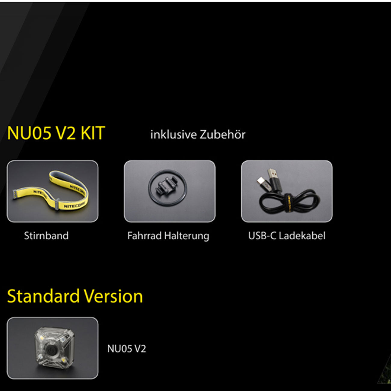 Nitecore NU05 V2 – Mini LED Warnlicht mit 40 Lumen in 2 Varianten – Detailansicht