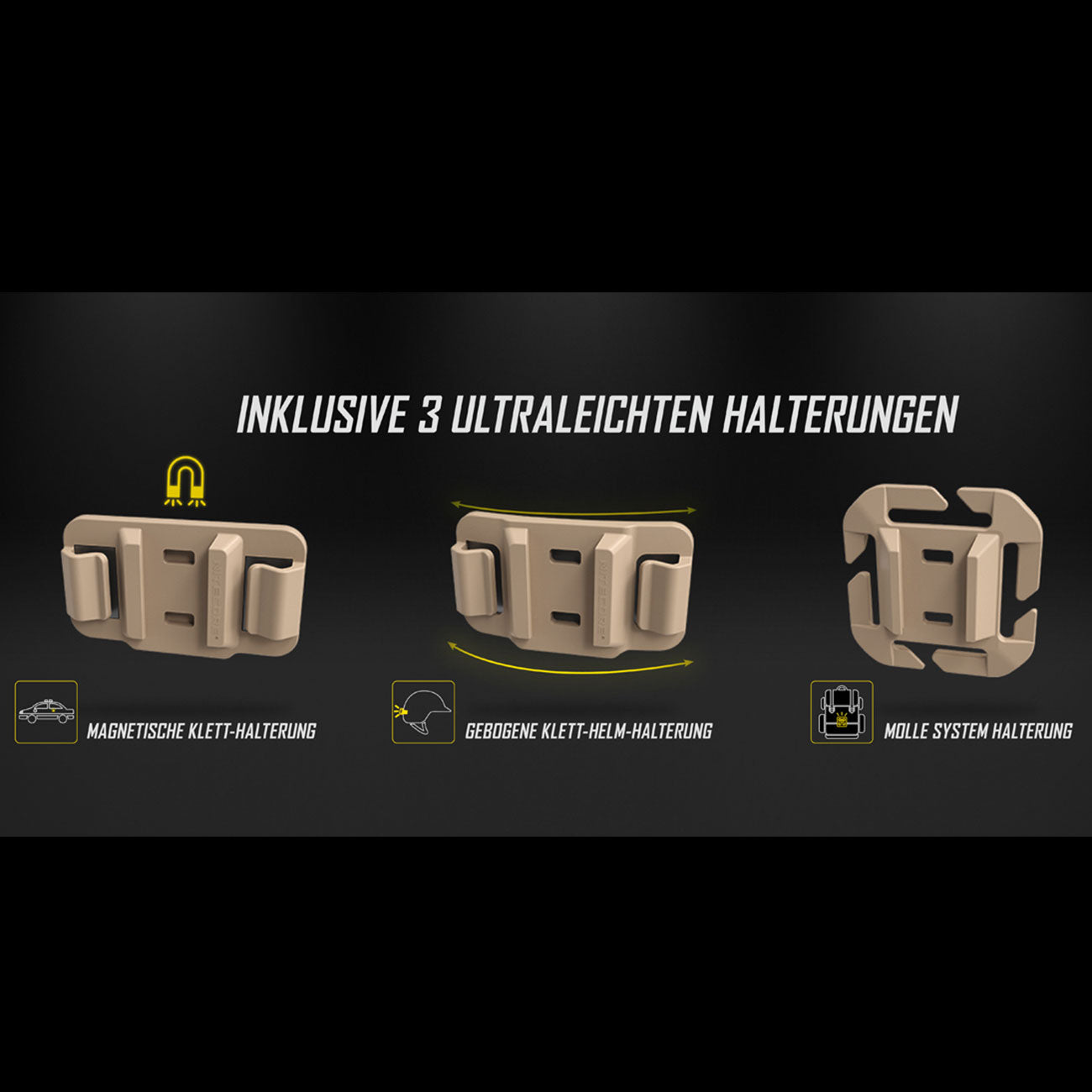 Nitecore NU06 Signallampe mit USB-C Ladefunktion - 2 Varianten – Detailansicht