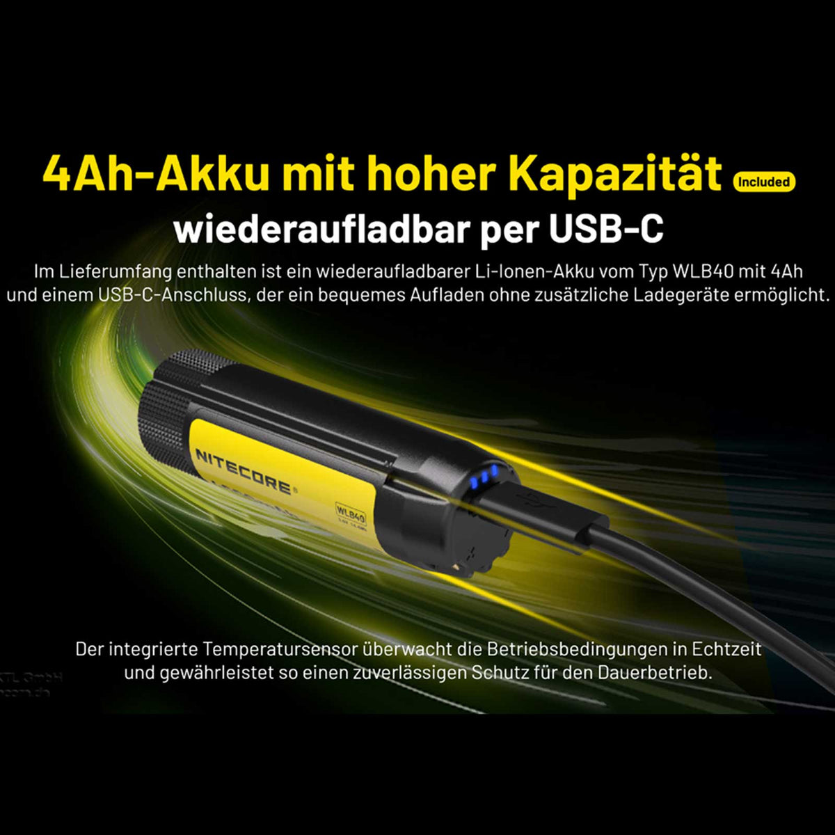 Nitecore NWH20 Worklight - fokussierbare Arbeits-Stirnlampe