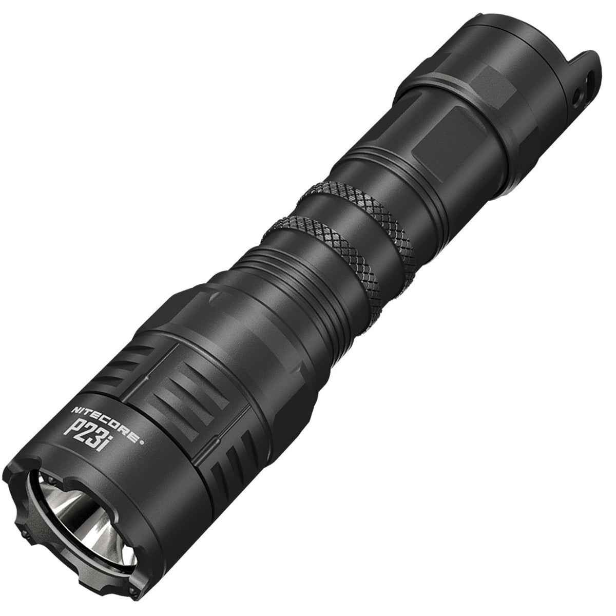 Nitecore P23i – taktische Taschenlampe mit 3000 lm, 21700 Akku, USB-C, Holster – Produktansicht der Lampe – Detailansicht 9