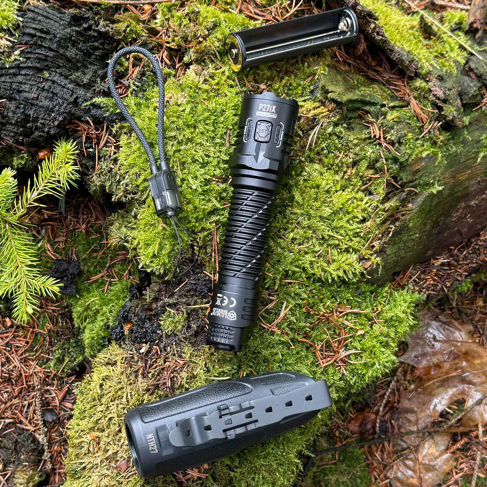 Nitecore P27iX Taschenlampe - Ansicht des Lieferumfangs
