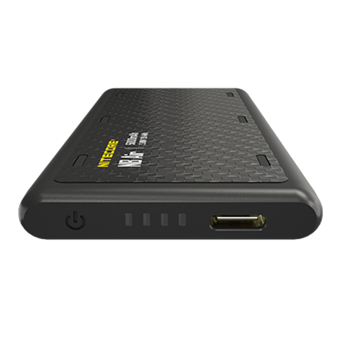 Nitecore NB Air – Leichte Carbon Powerbank 5000mAh, USB-C, PD & QC 3.0, IPX7 – Akkukapazität, USB-C Ladefunktion – Detailansicht 1