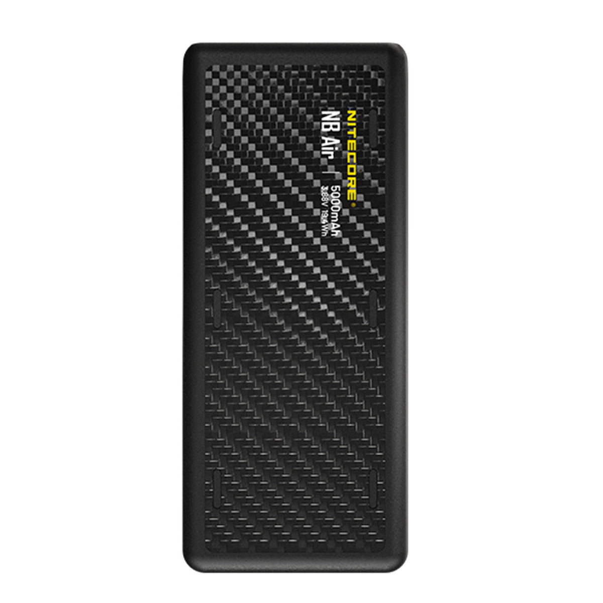 Nitecore NB Air – Leichte Carbon Powerbank 5000mAh, USB-C, PD & QC 3.0, IPX7 – USB-C Ladefunktion – Detailansicht 5