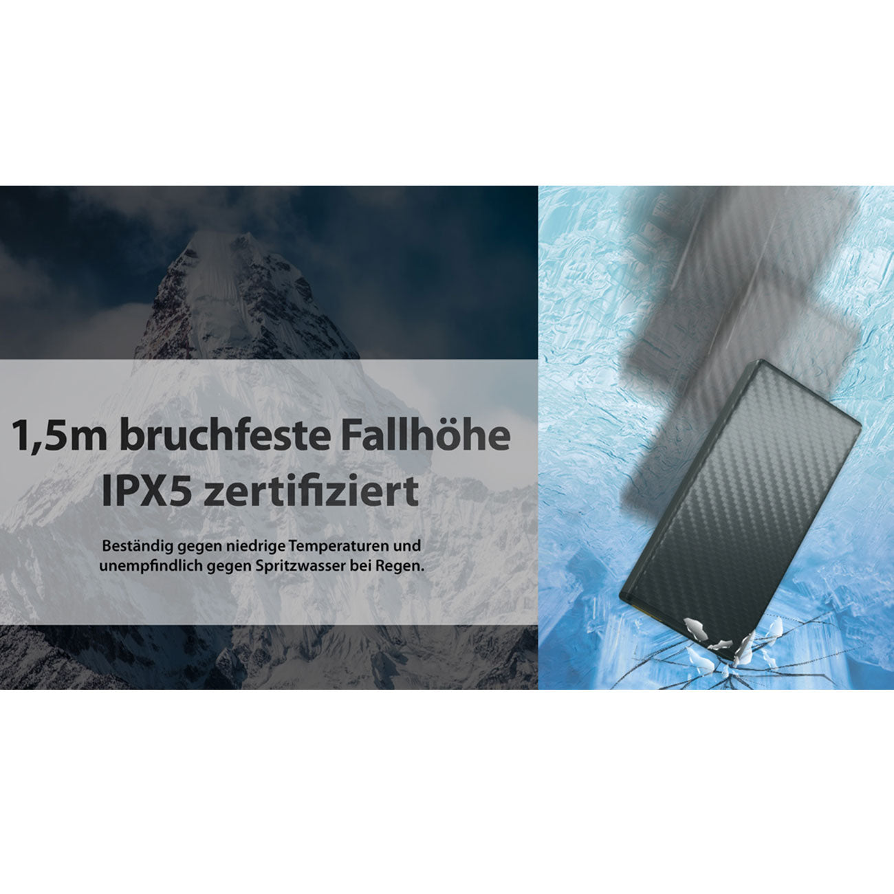 Nitecore SUMMIT20000 - kältebeständige Powerbank mit 20000mAh – Detailansicht
