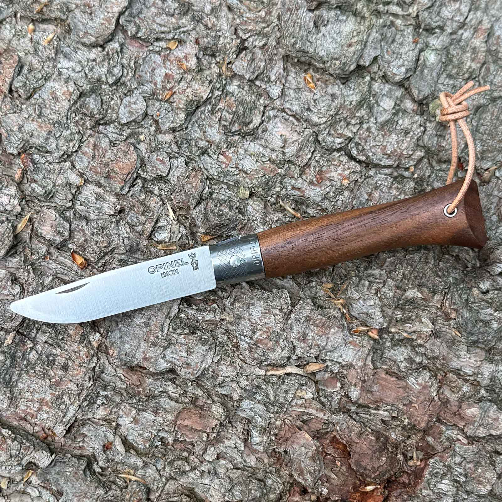 Opinel Neo6 Opiflex – französisches Taschenmesser mit Holzgriff in 3 Varianten – Detailansicht