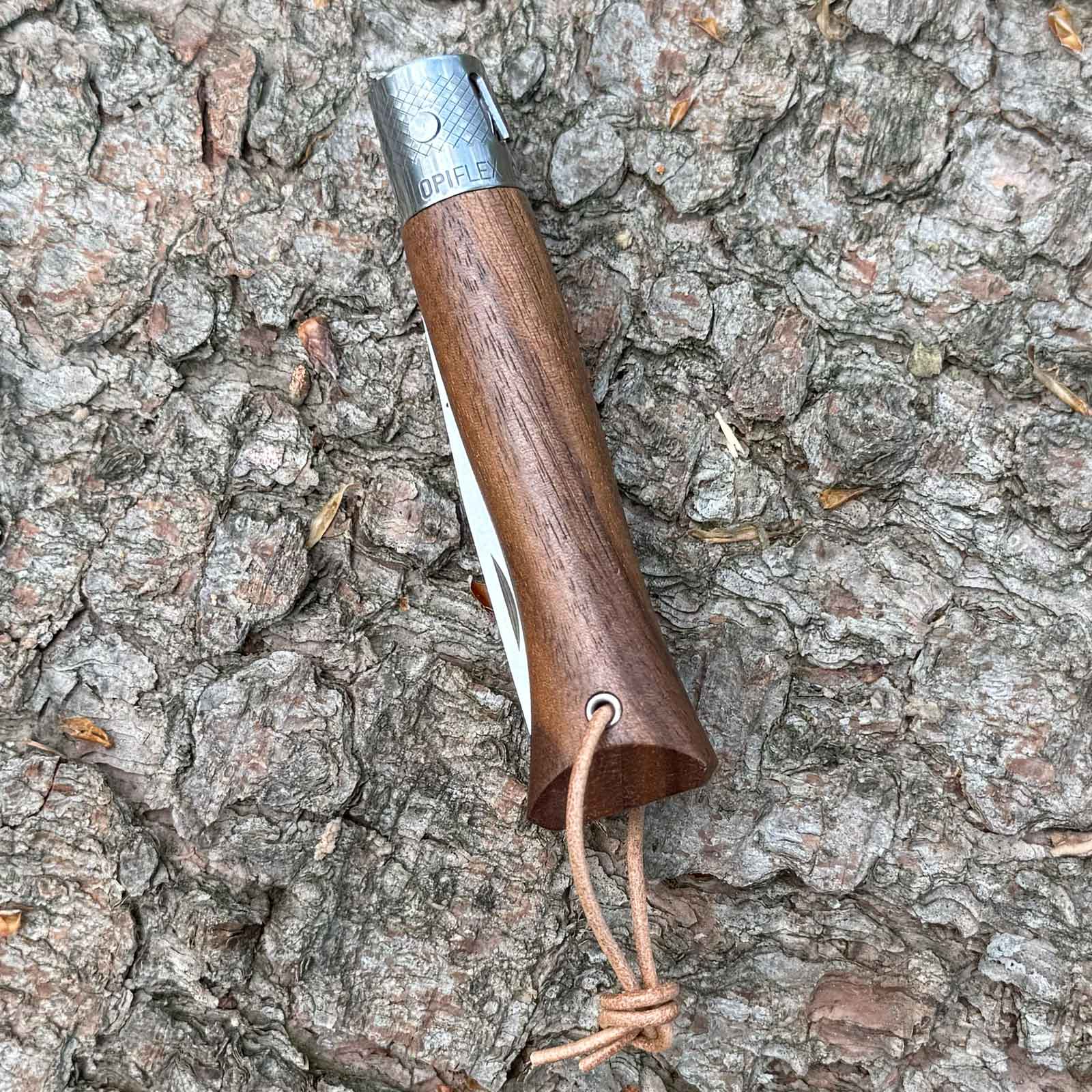 Opinel Neo6 Opiflex – französisches Taschenmesser mit Holzgriff in 3 Varianten – Detailansicht