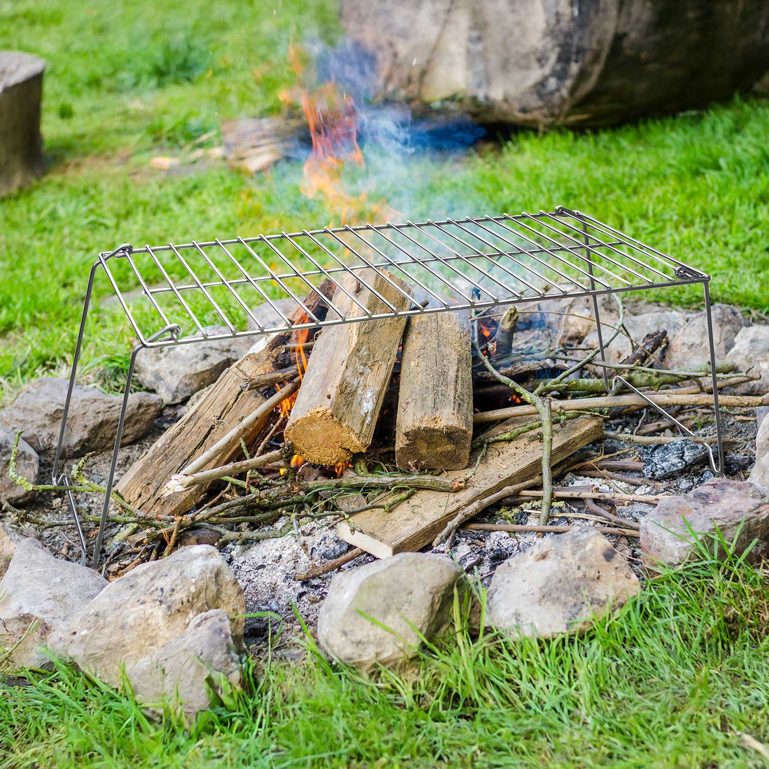 Origin Outdoors Klappgrill XL – Faltbarer Grill für Camping & Outdoor