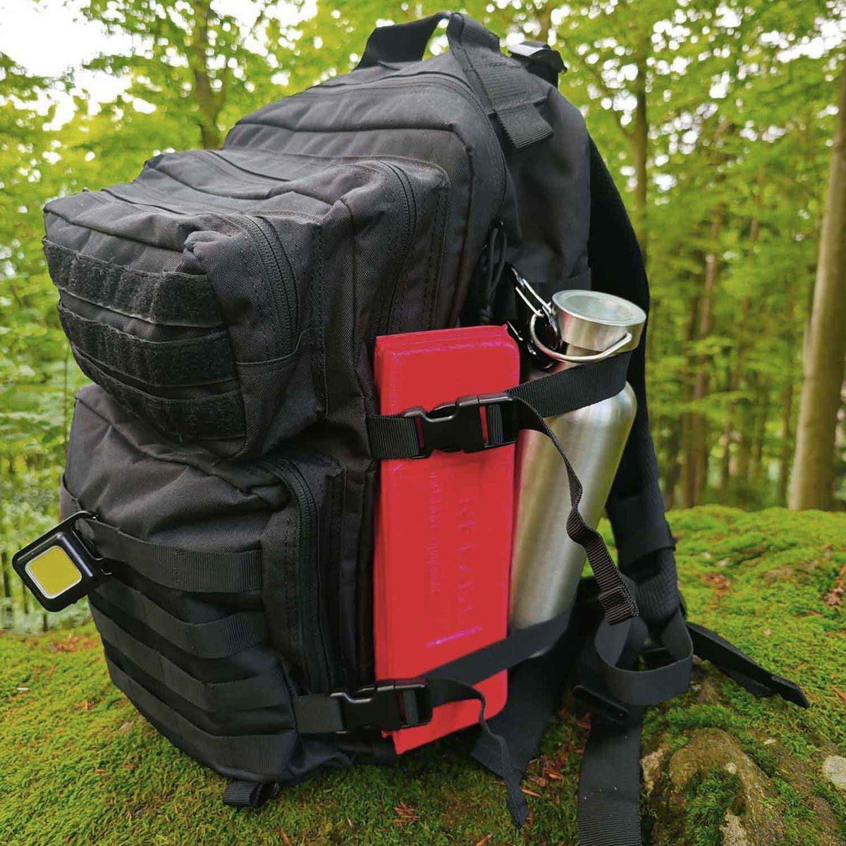 Origin Outdoors Mountain Pack  – 45 L Rucksack mit MOLLE-System schwarz – Detailansicht