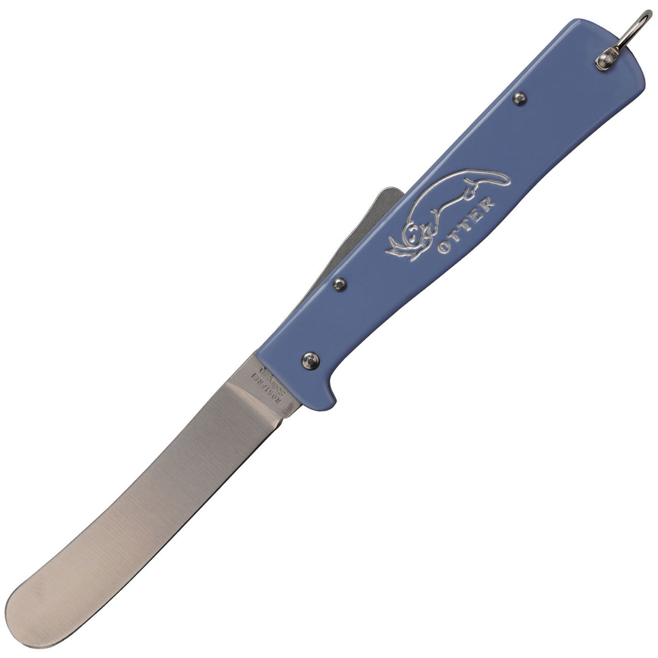 Otter Mercator Buckels - Picknick Messer taubenblau, rostfreie Klinge (10-426 rg BUC R bl)