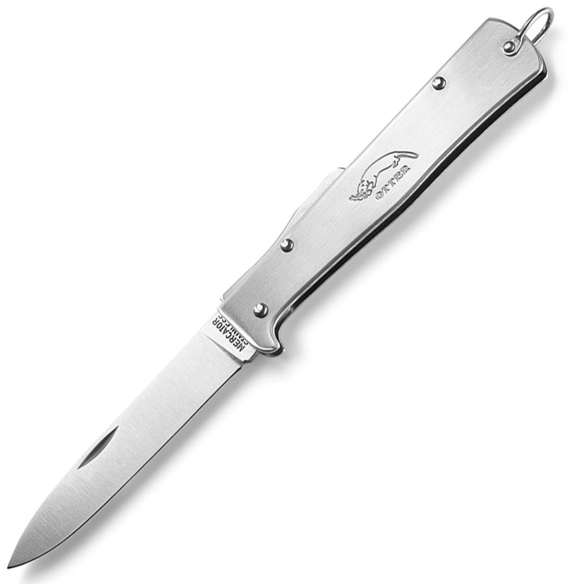 Otter Mercator Clip Edelstahl Taschenmesser, rostfreie Klinge (10-836 rg R) – Detailansicht