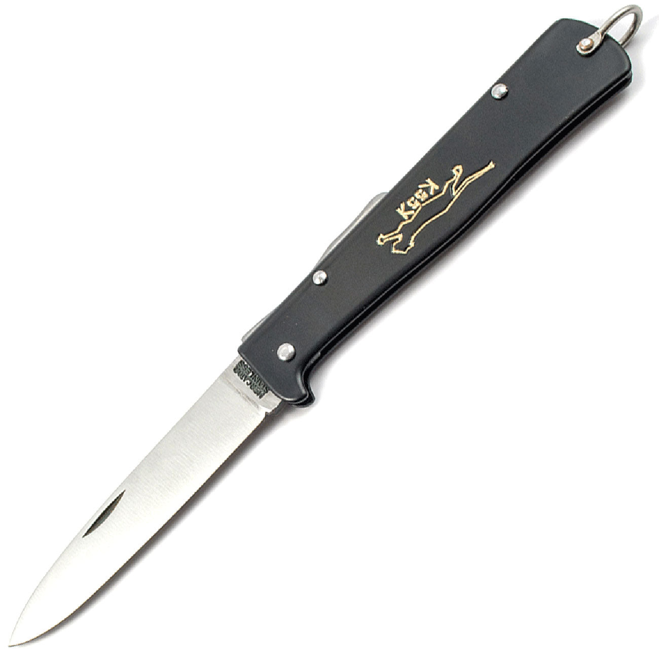 Otter Mercator K55K Katze Taschenmesser Kohlenstoff-Stahl C75 (10-426 rg K) – Detailansicht