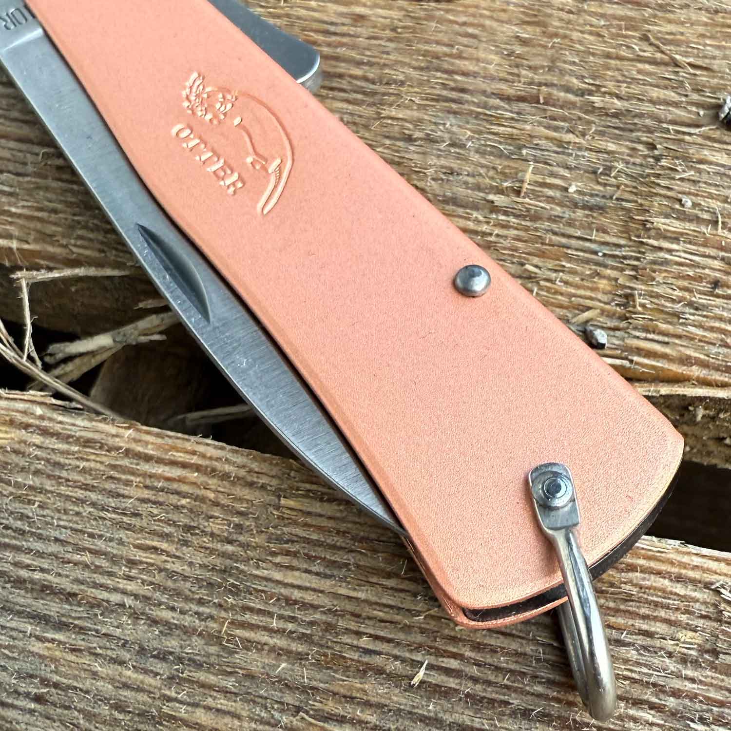 Otter Mercator Kupfer Taschenmesser (10-626 rg) – Detailansicht