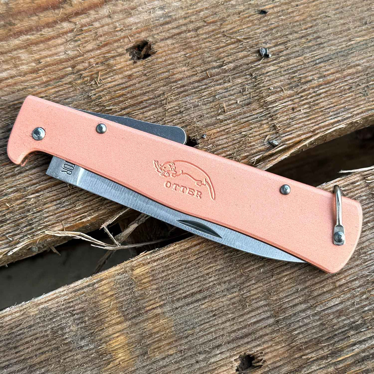 Otter Mercator Kupfer Taschenmesser (10-626 rg) – Detailansicht