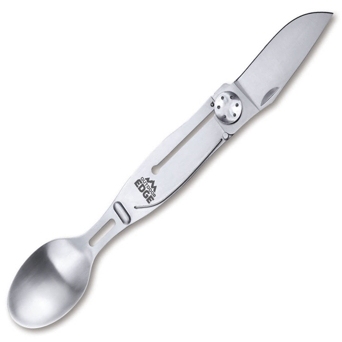 Outdoor Edge Chow Pal – Campingbesteck & Multitool aus Edelstahl – Detailansicht