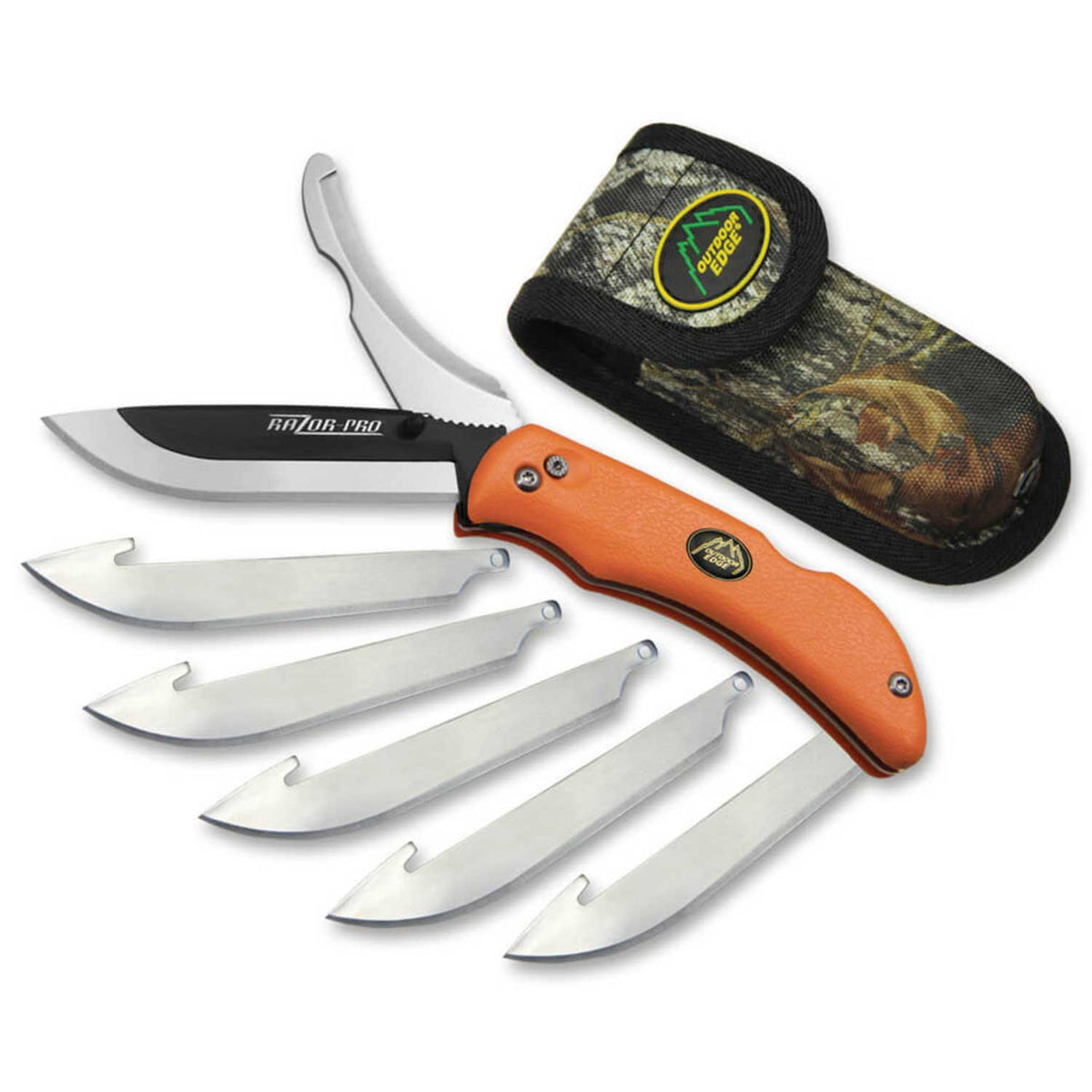 Outdoor Edge Razor Pro Orange – Jagdmesser mit Wechseklingen-System