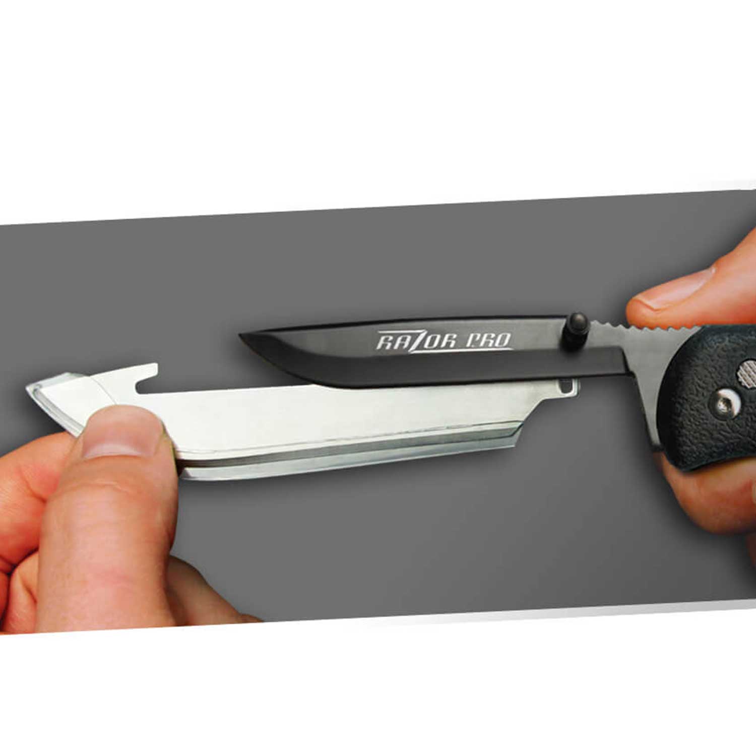 Outdoor Edge RazorPro Saw Combo – Aufbrechmesser-Set für Jäger – Detailansicht