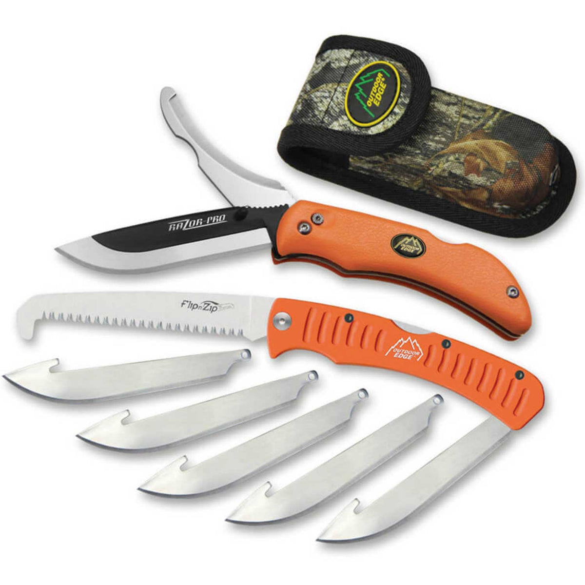 Outdoor Edge RazorPro Saw Combo – Aufbrechmesser-Set für Jäger