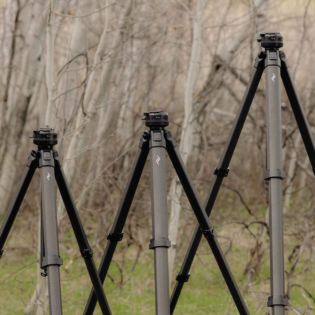 Peak Design Pro Tripod Serie – Carbon-Reisestativ mit Pro Ball Head (3 Größen) – Detailansicht
