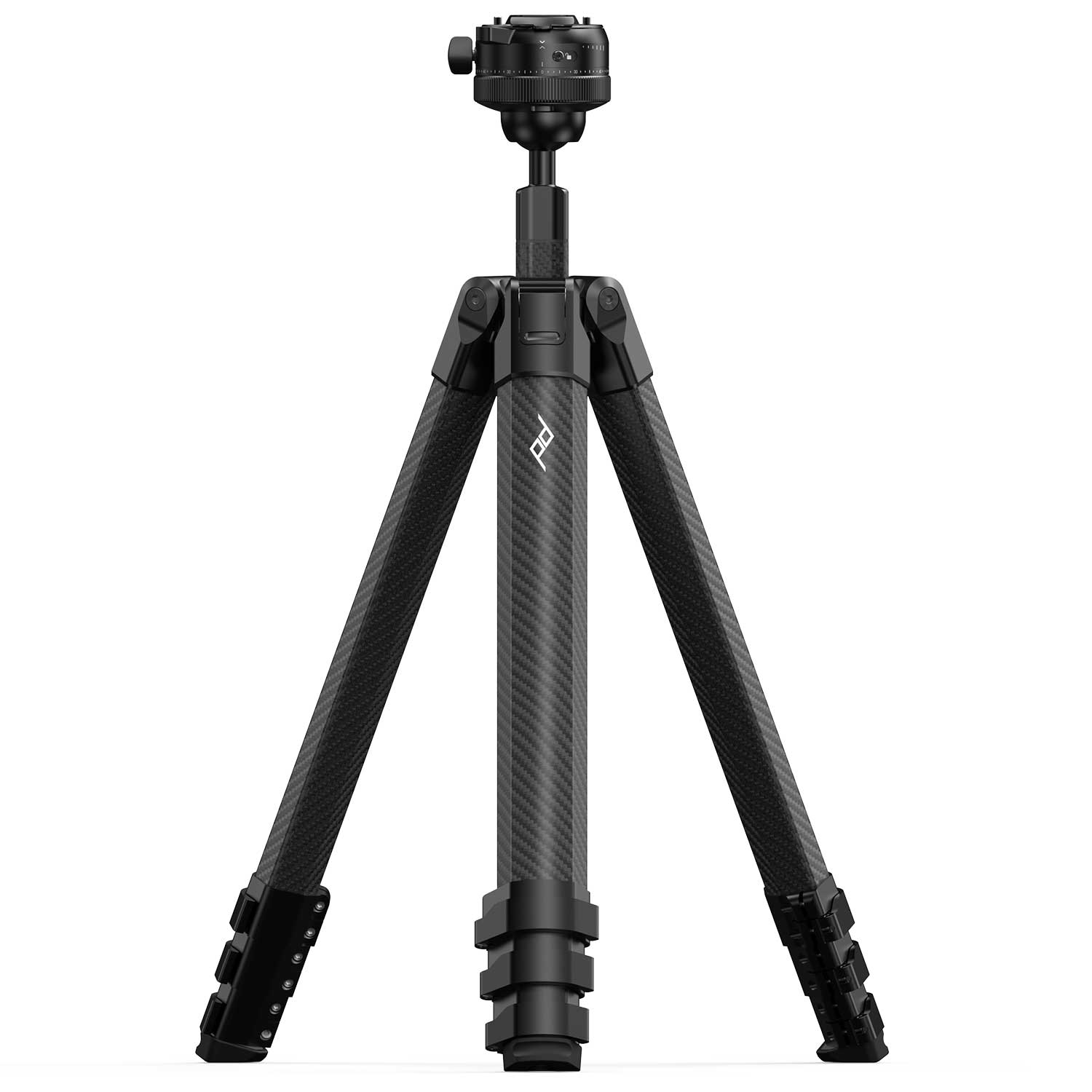 Peak Design Pro Tripod Serie – Carbon-Reisestativ mit Pro Ball Head (3 Größen) – Detailansicht