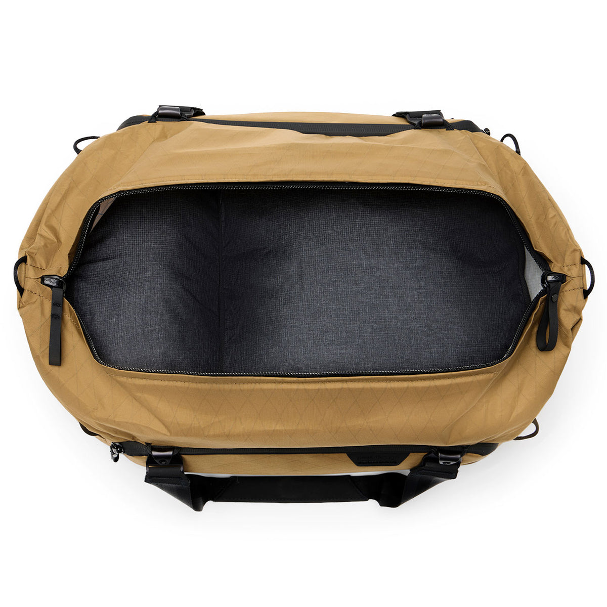 Peak Design Travel Duffel 35 Liter – Coyote-braun Reise tragetasche gurt riemen style