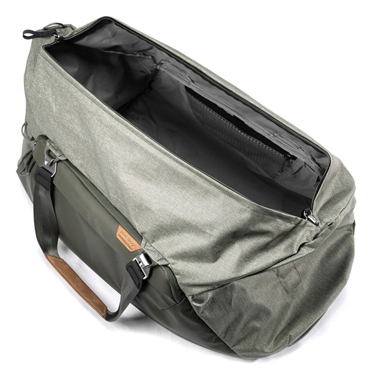 Peak Design Travel Duffel 65 Liter – Mit großer Öffnung in salbeigrün