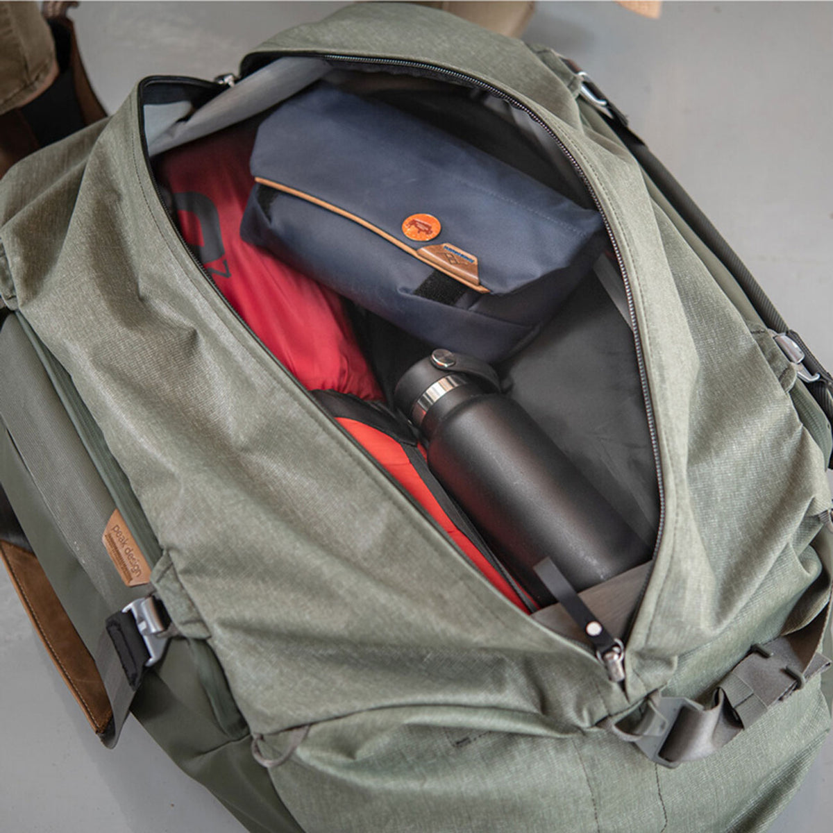 Peak Design Travel Duffel 65 Liter – Duffle salbeigrün grün salbeigruen grosser Stauraum Reise