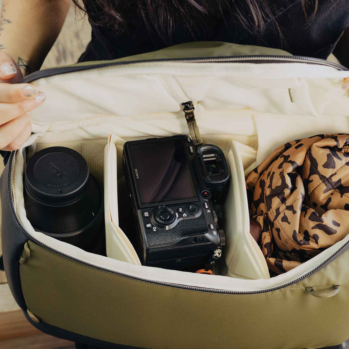 Peak Design Everyday Backpack Zip 15L – Fotorucksack, Kelp-Grün