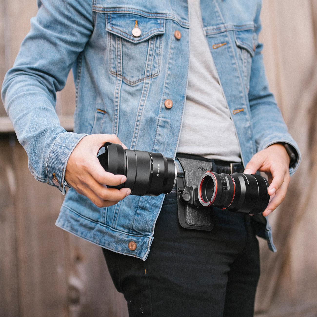 Peak Design Lens Kit - Doppel-Objektivhalterung für Capture Clip Sony E – Detailansicht