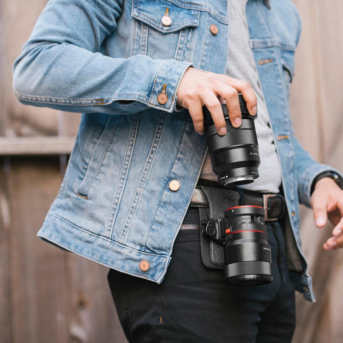Peak Design Lens Kit - Doppel-Objektivhalterung für Capture Clip Sony E – Detailansicht
