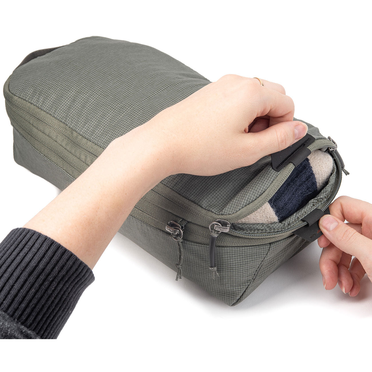 Peak Design Packing Cubes 9L – Packwürfel mit Kompressionsfunktion – Detailansicht